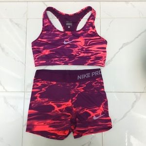 Bike Pro Sports Bra & Shorts Set